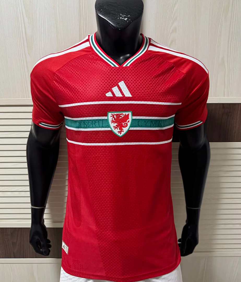Maillot de football Pays de Galles Coupe du monde — 2026 · Domicile · Version joueur · tailles S–2XL