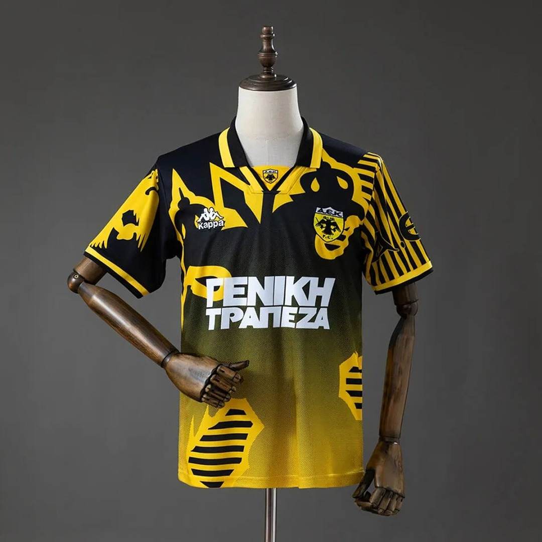 1997/98 AEK Athens Home Retro Jersey Size S-XXL