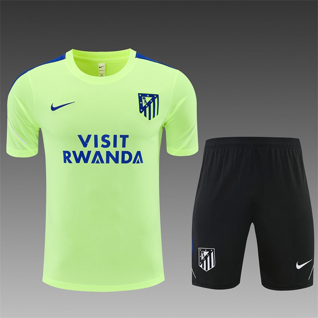 2026/27 Atletico Madrid Fluorescent Green Training Soccer Suit S-2XL