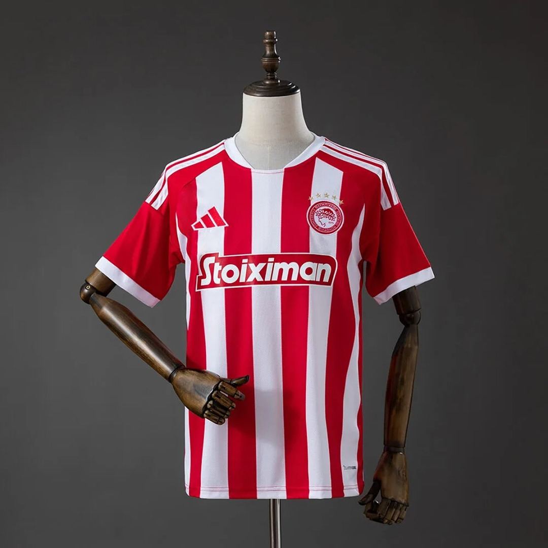 Maillot de football Olympiacos — 2026/27 · Domicile · tailles S–XXL