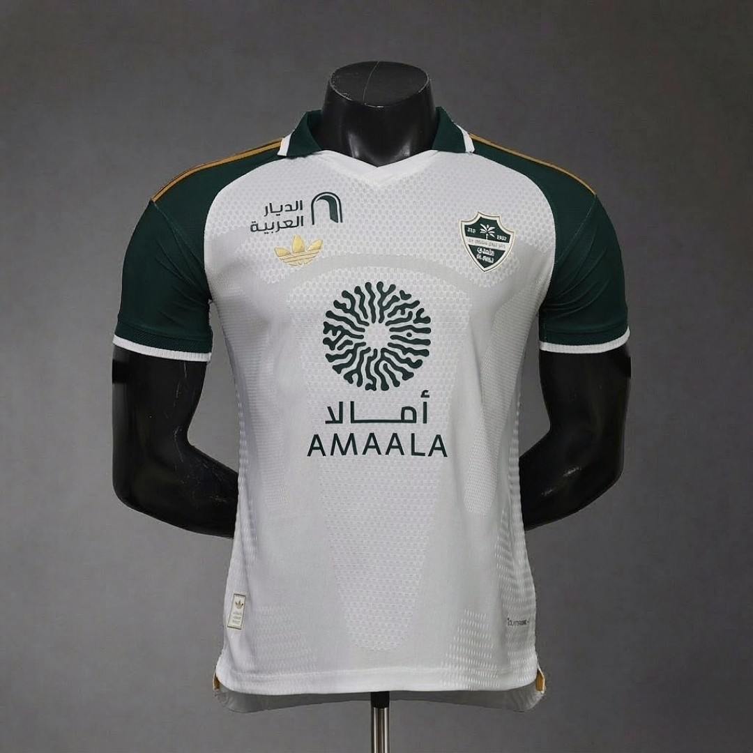Maillot de football Al Ahli Jeddah — 2026/27 · Extérieur · Version joueur · tailles S–2XL