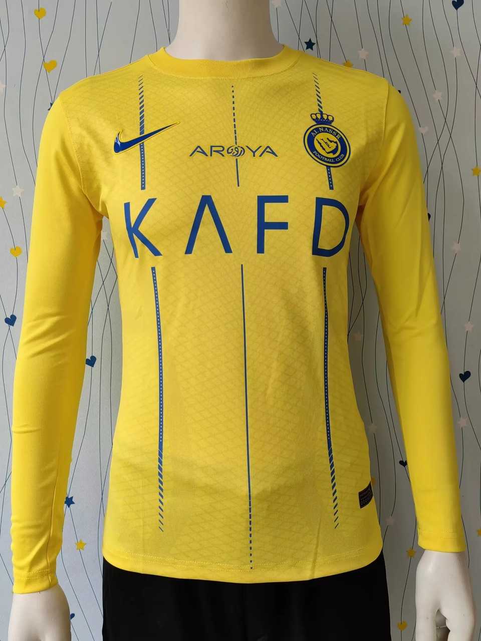 23-24 Al-Nassr home long sleeve player version jersey
