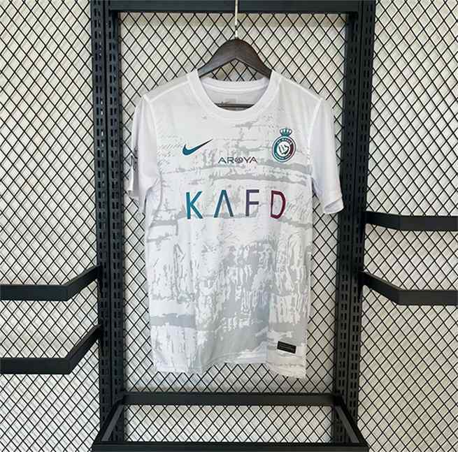 23-24 Al-Nassr third away white jersey