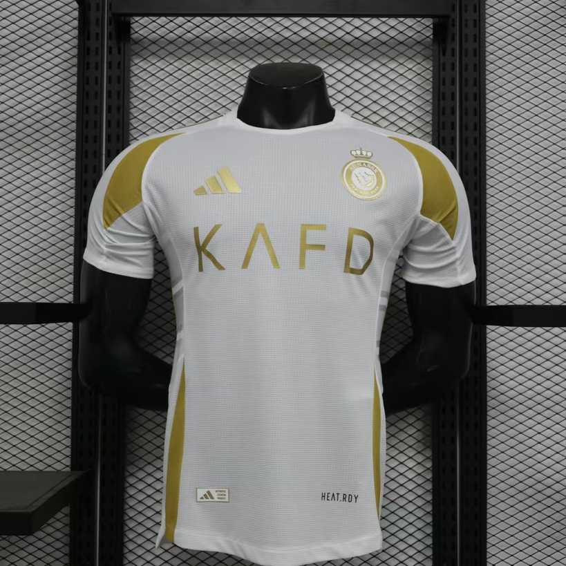 24-25 Al nassr Third away white player version jersey