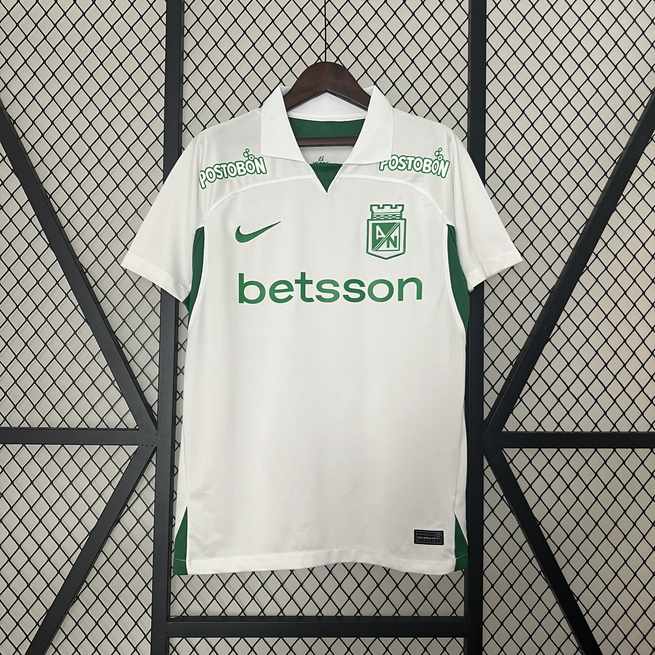 24-25 Atlético Nacional away white soccer jersey