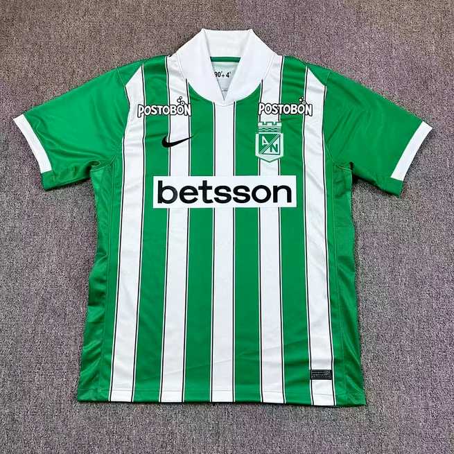 Atletico Nacional 2025/26 home soccer jersey size S-4XL