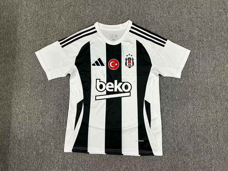 24-25 Beşiktaş Third away white and black jersey