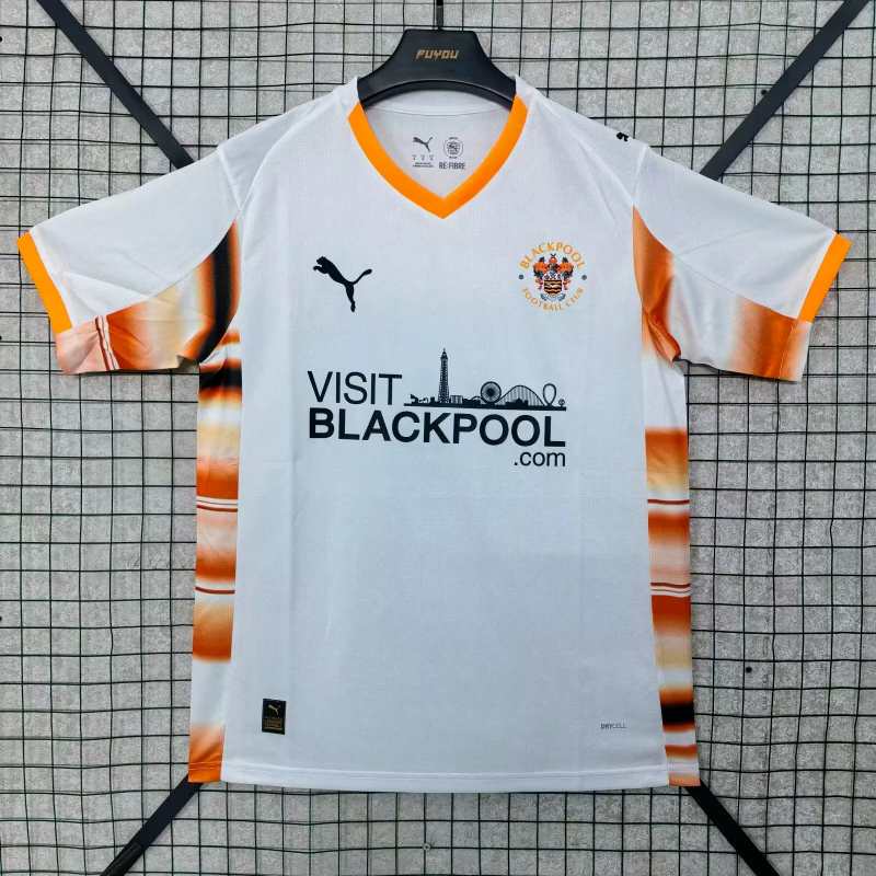 Blackpool F.C. 2025/26 Away Soccer Jersey S-XXL