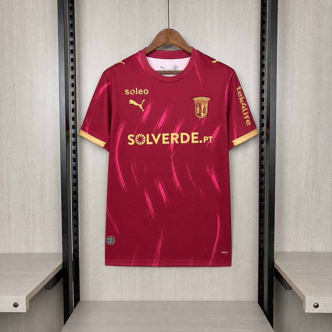 Maillot de football S.C. Braga rouge — 2026/27 · Extérieur · tailles S–4XL