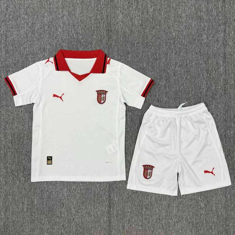 Ensemble de football enfant 25-26 Braga — Extérieur · tailles 16–28