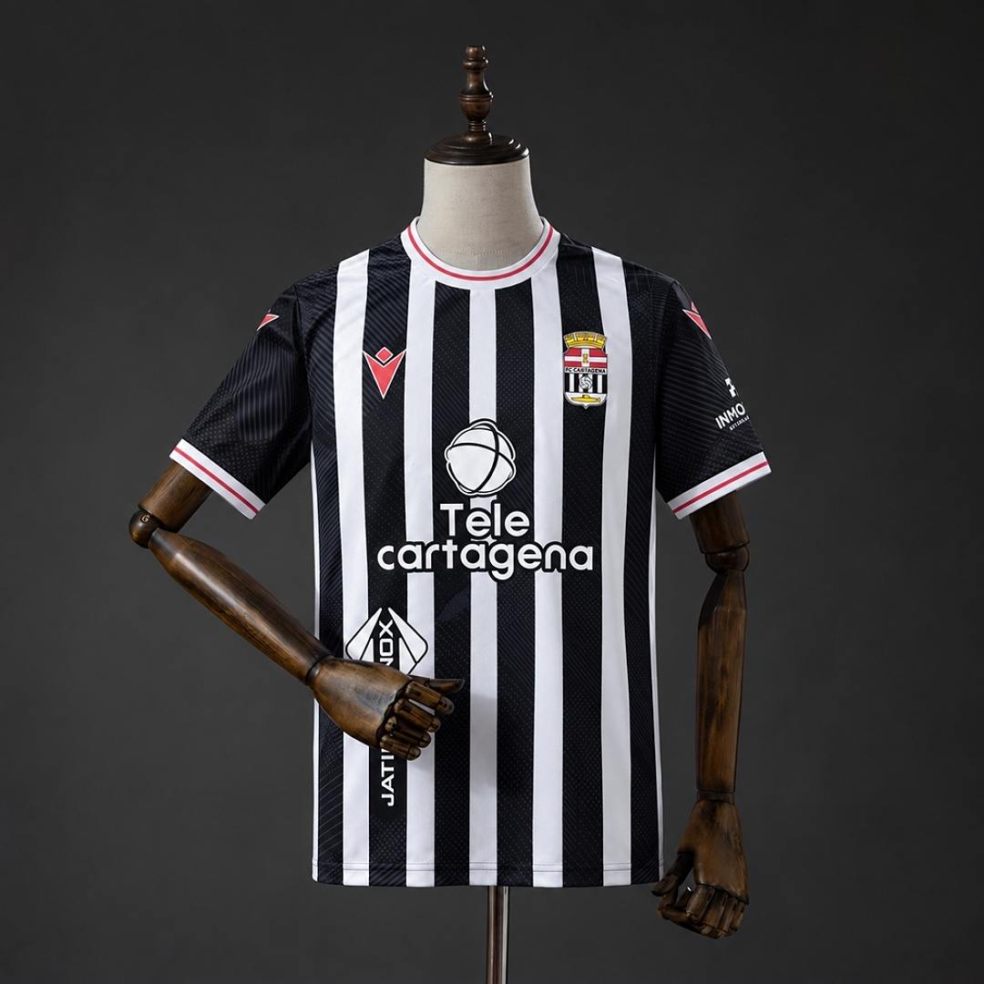 2026/27 FC Cartagena Black White Home Soccer Jersey S-4XL
