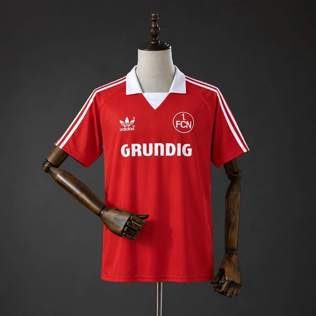 1977/79 FC Nürnberg Red Home Retro Soccer Jersey S-XXL