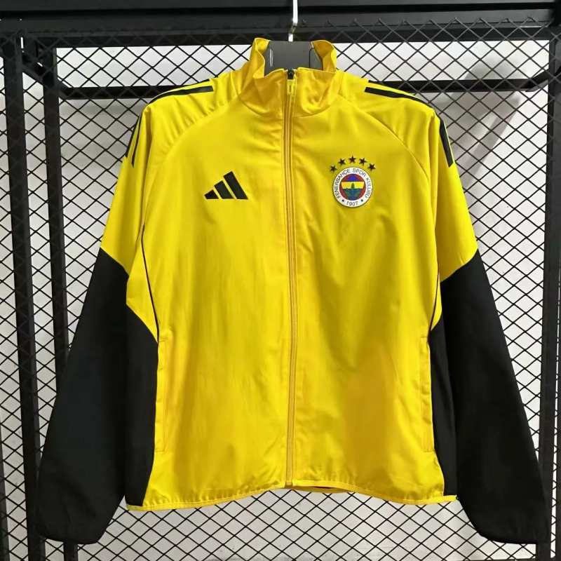 25-26 Fenerbahce yellow Windbreaker