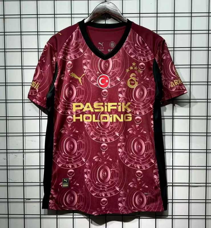 5 star 25-26 Galatasaray third with sponsor soccer jersey size S-4XL