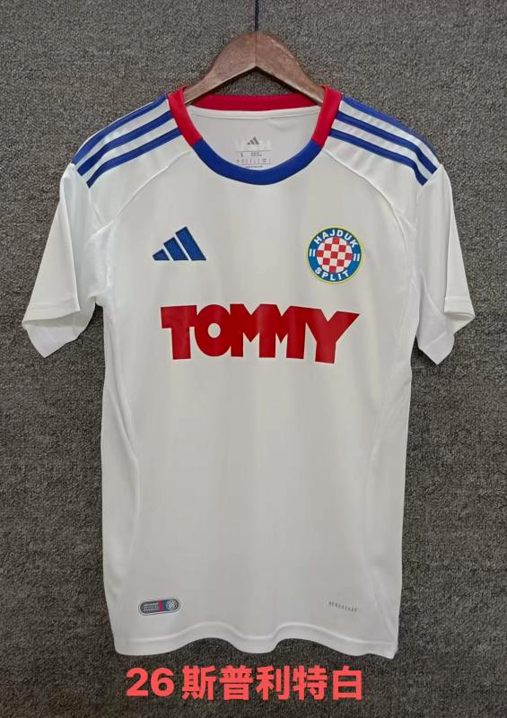 Hajduk Split 2025/26 Home soccer jersey S-XXL