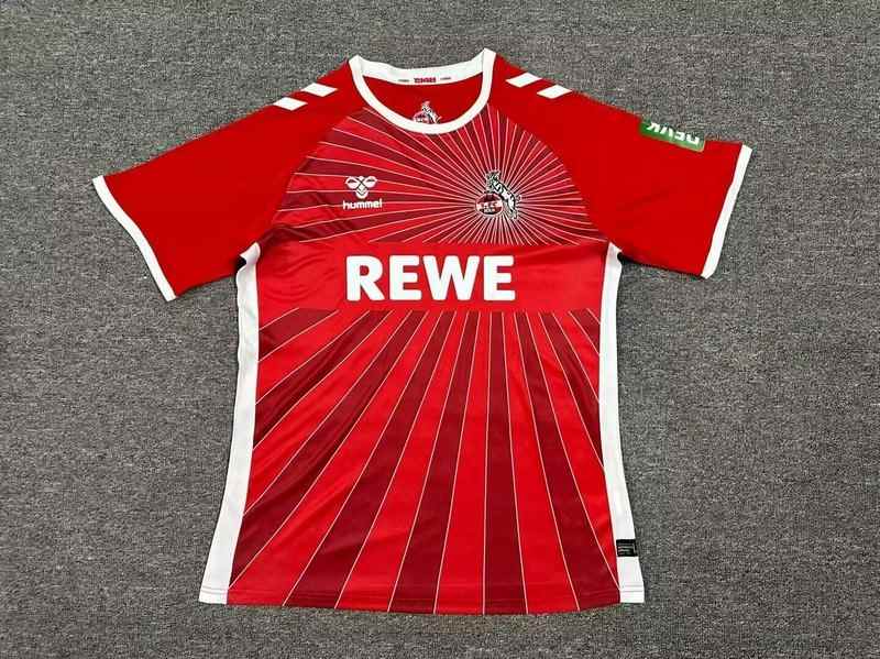 24-25 Köln away red soccer jersey