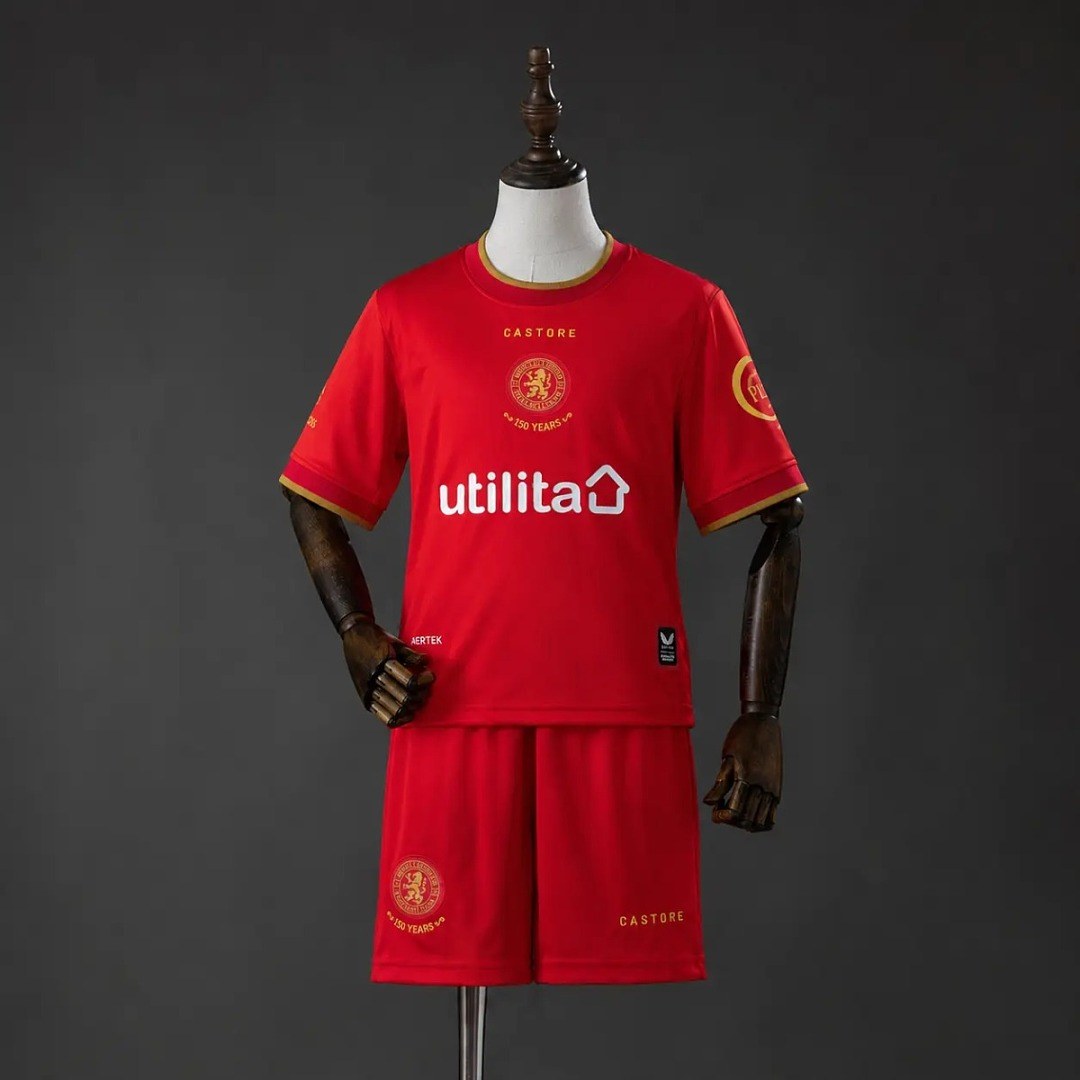 2026/27 Middlesbrough Home Kids Kit Soccer Jersey 16-28