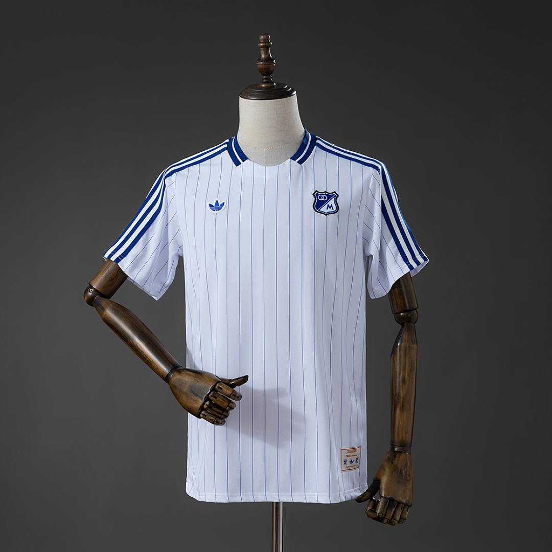T-shirt Millonarios Terrace Icons blanc — tailles S–XXL