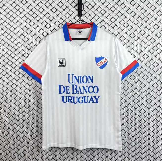 Maillot de football Club Nacional de — 1989 · Domicile · Rétro · tailles S–2XL
