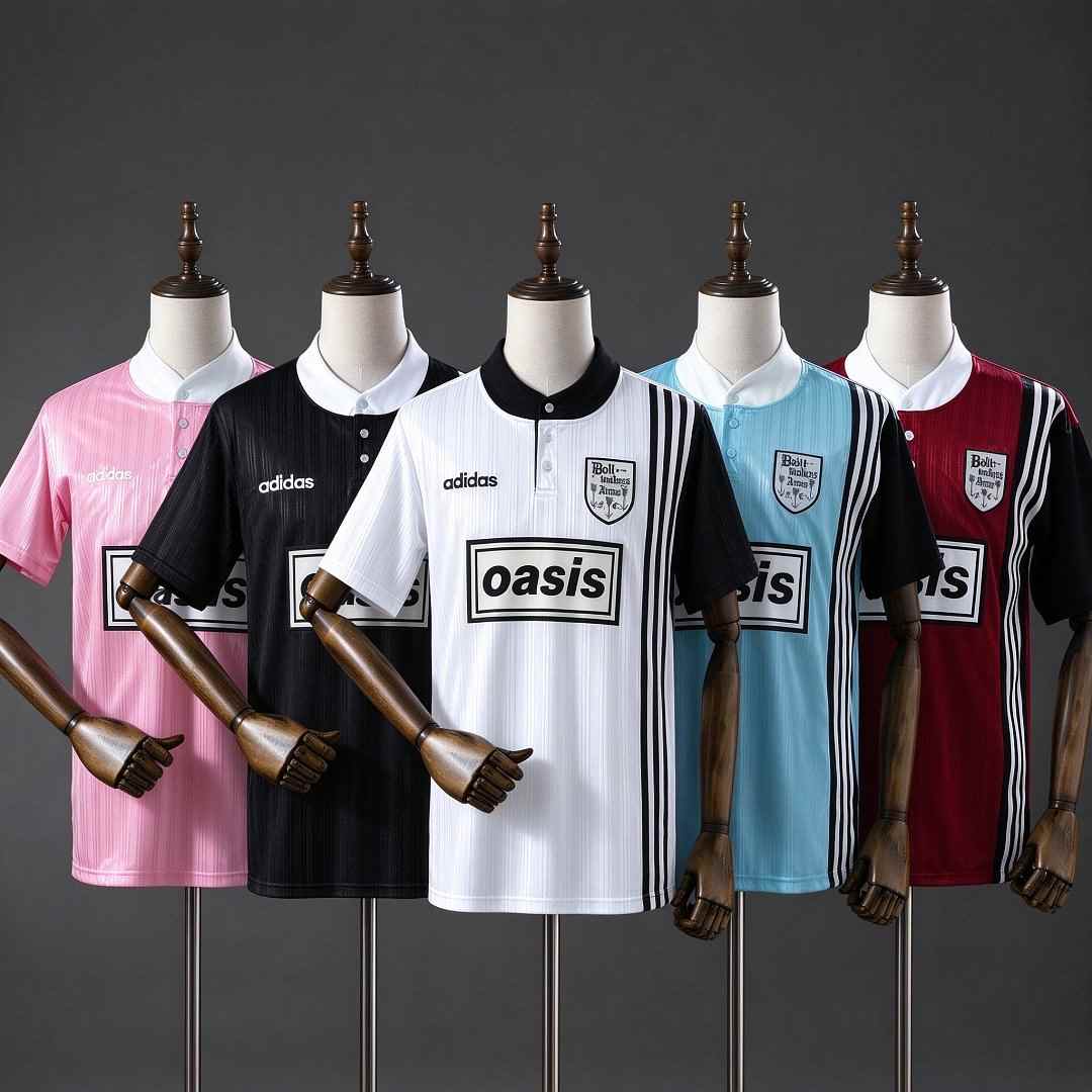 Maillot de football Oasis — 1996 · Rétro · tailles S–4XL