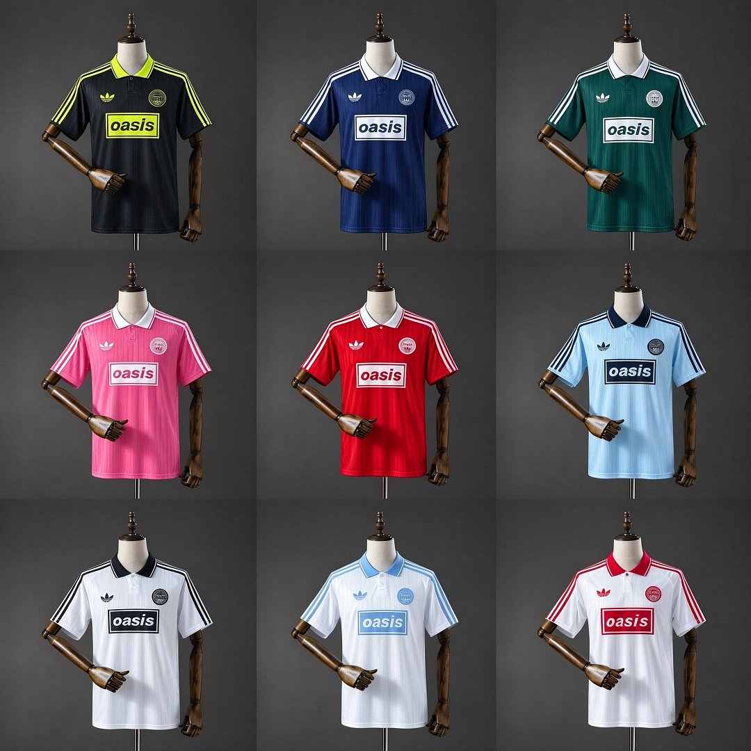 Maillot de football Oasis Live '25 Tour Jacquard — 2026 · tailles S–4XL