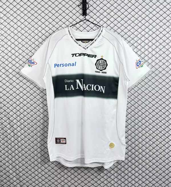 2002 CD Olimpia Honduras Home Retro Soccer Jersey Size S-2XL