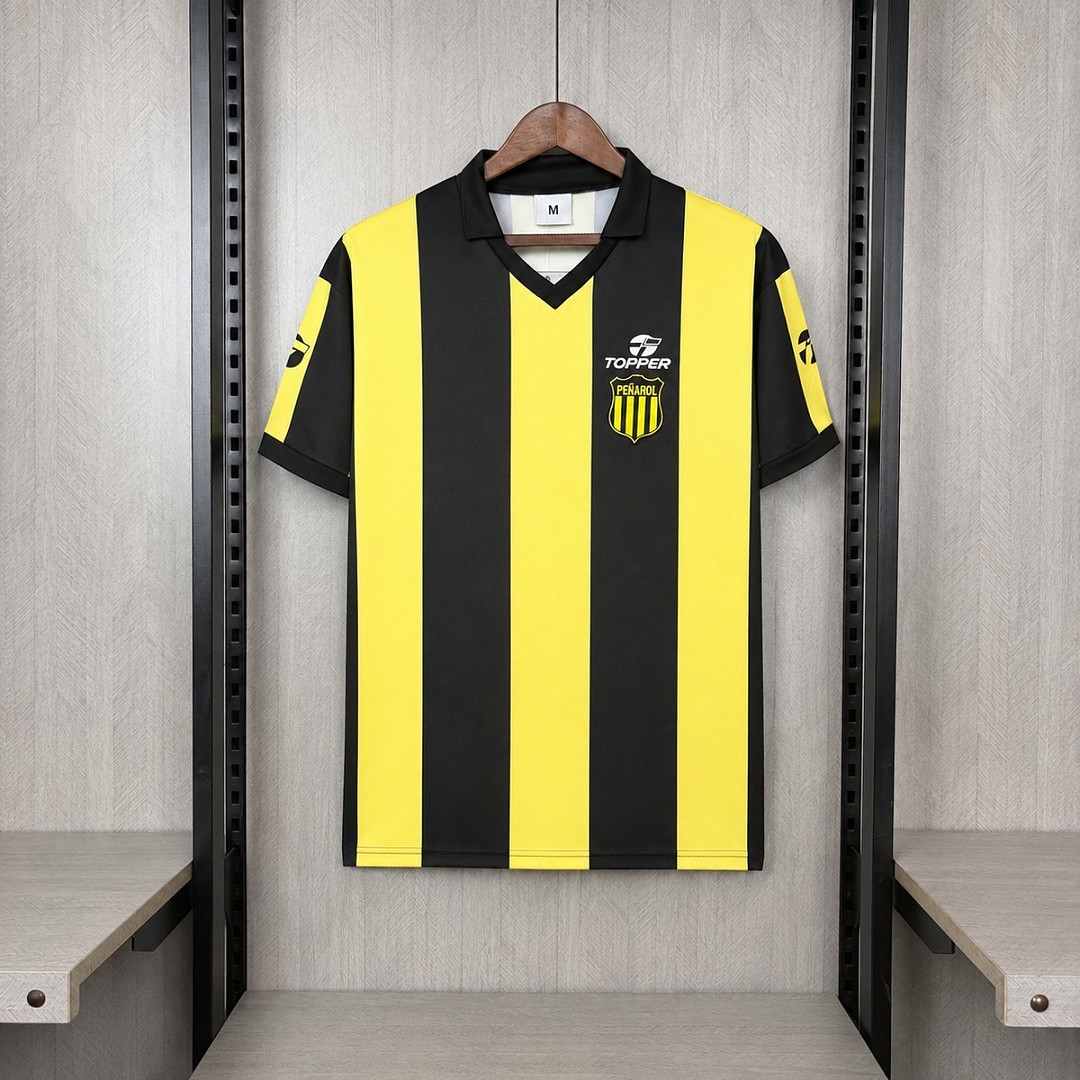 1987/88 Club Atletico Penarol Home Retro Soccer Jersey S-2XL
