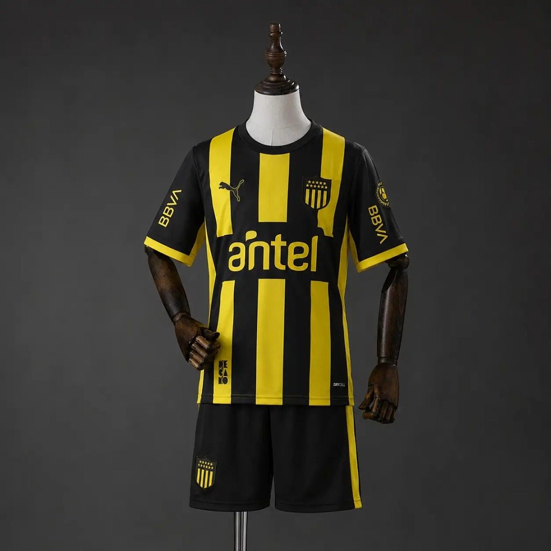 Ensemble de football enfant Club Atlético Peñarol — 2026/27 · Domicile · tailles 16–28
