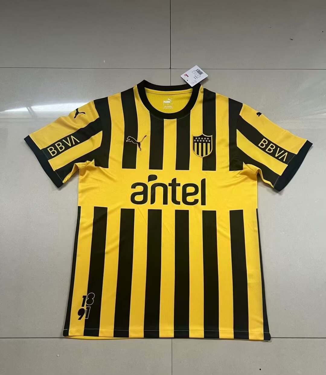 24-25 Penarol yellow and black jersey