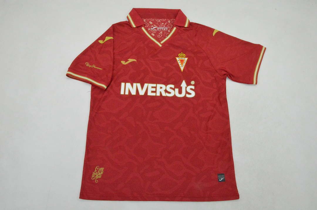 Maillot de football Real Murcia rouge — 2026/27 · Domicile · tailles S–4XL