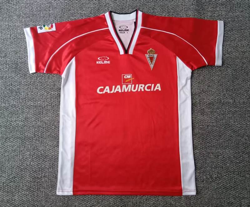 99-01 Real Murcia home retro red soccer jersey size S-2XL