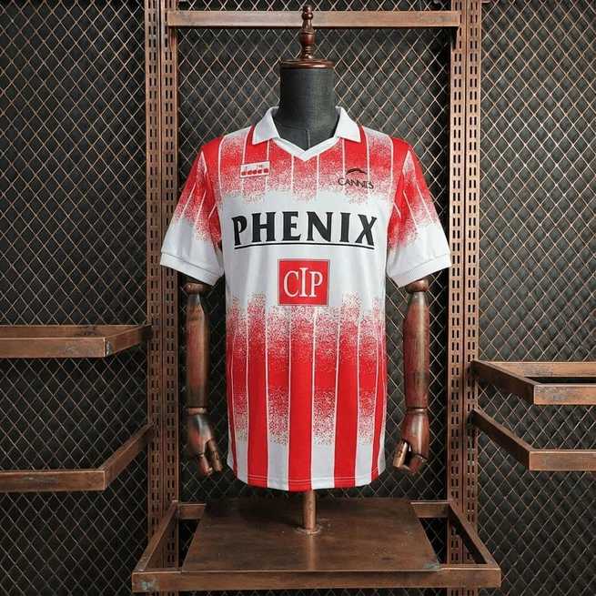 Maillot de football Cannes — 1995/96 · Domicile · Rétro · tailles S–XXL
