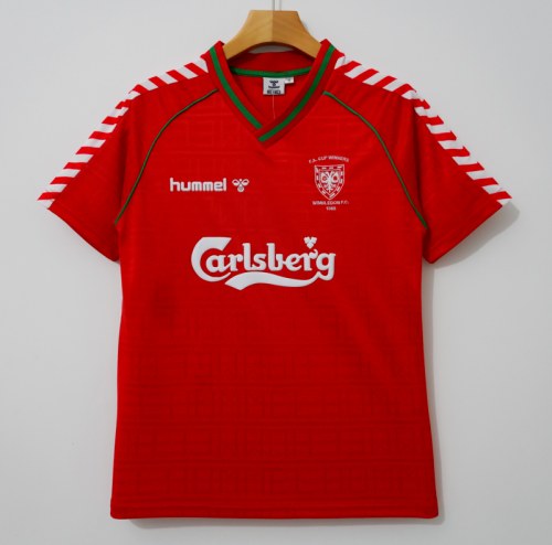 Retro Wimbledon 1988/89 Red soccer jerseys