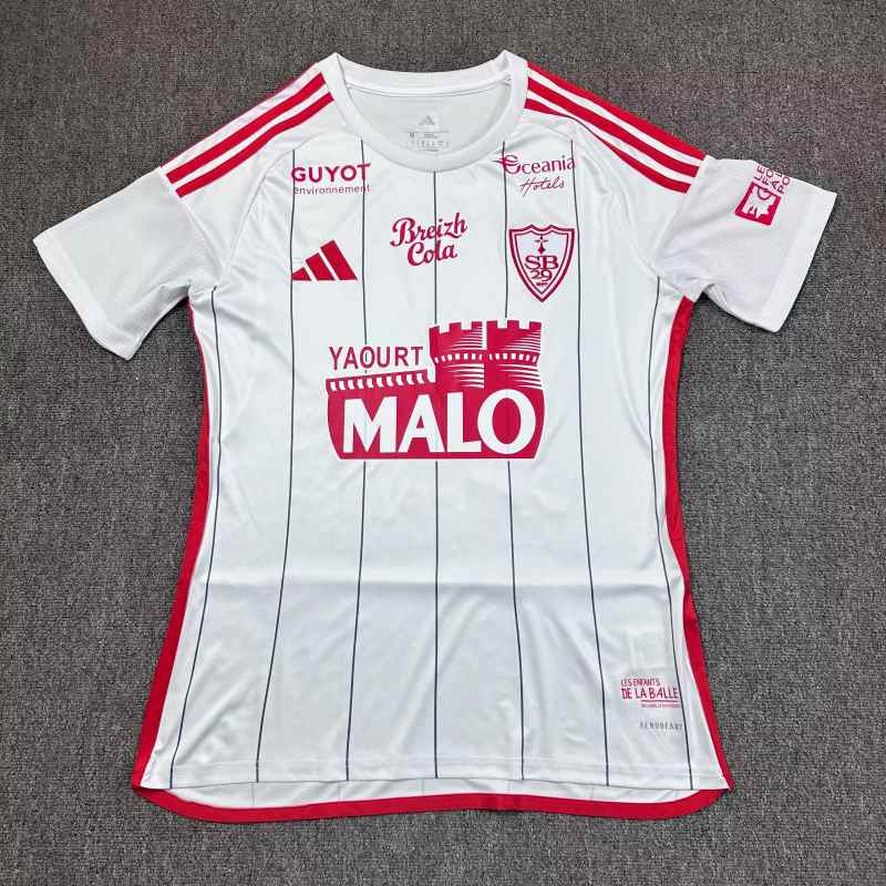 Stade Brestois 25/26 Away soccer jersey size S-2XL