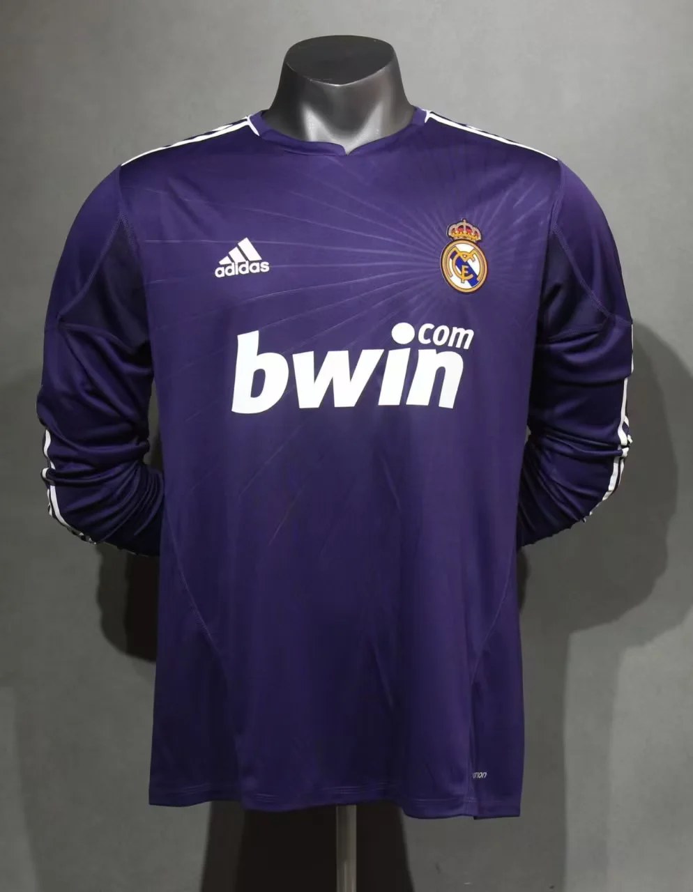 10 11 Real Madrid third away long sleeves player version size S-2XL 10 11 皇马 二客