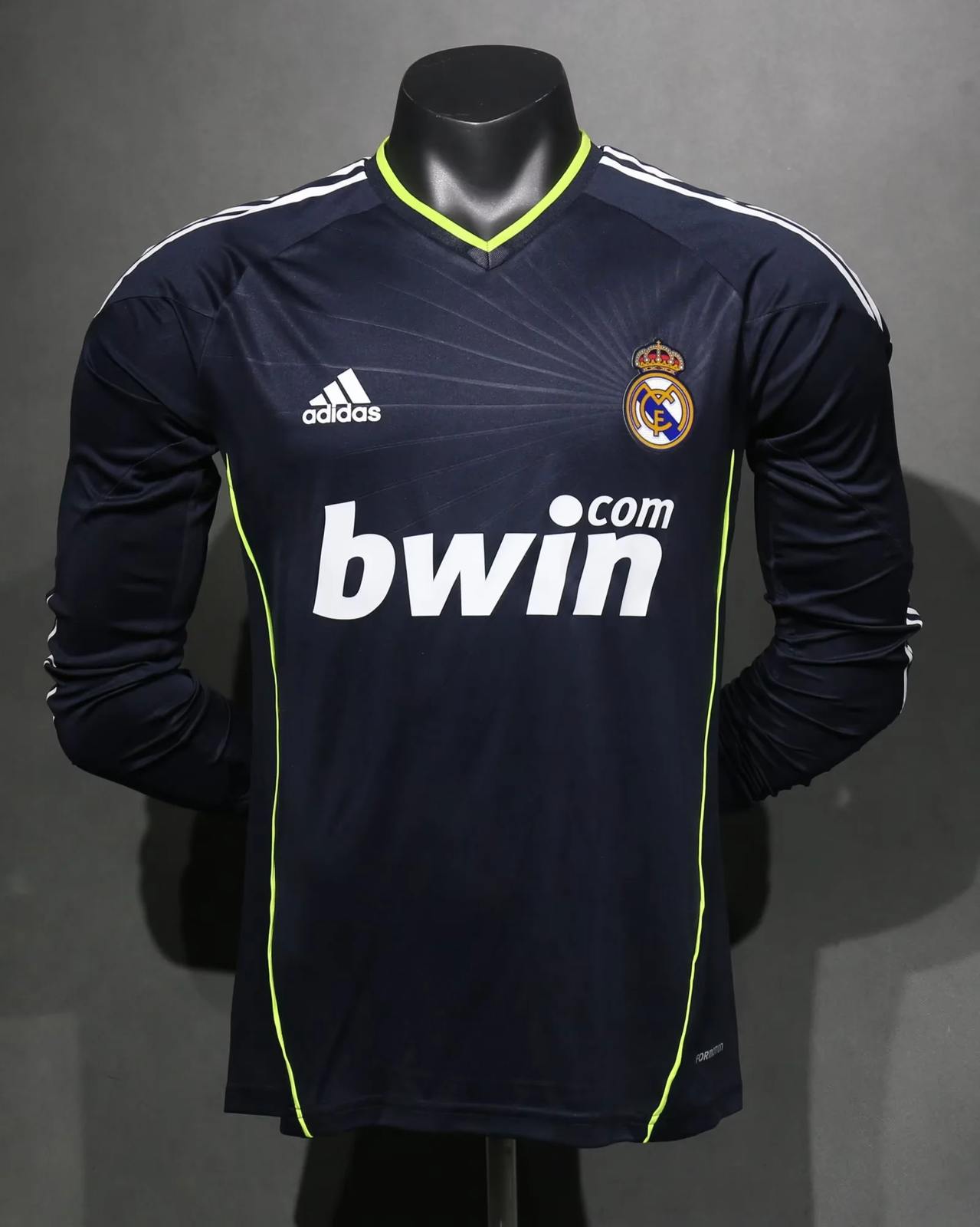 10 11 Real madrid away long sleeves player version size S-2XL 10 11 皇马 客场 长袖 球员