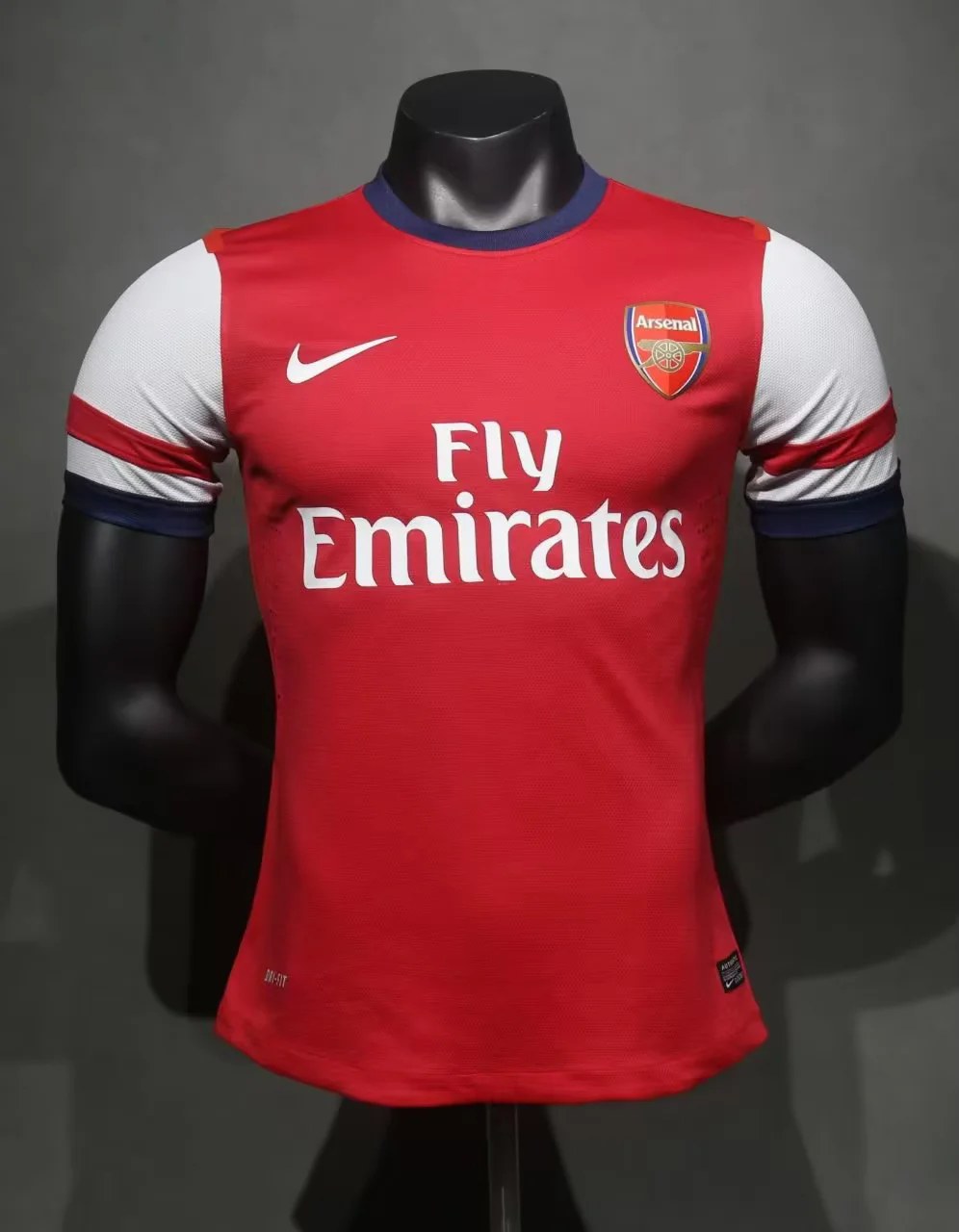 12 13 Arsenal home player version Retro size S-2XL 12 13 阿森纳 主场 球员