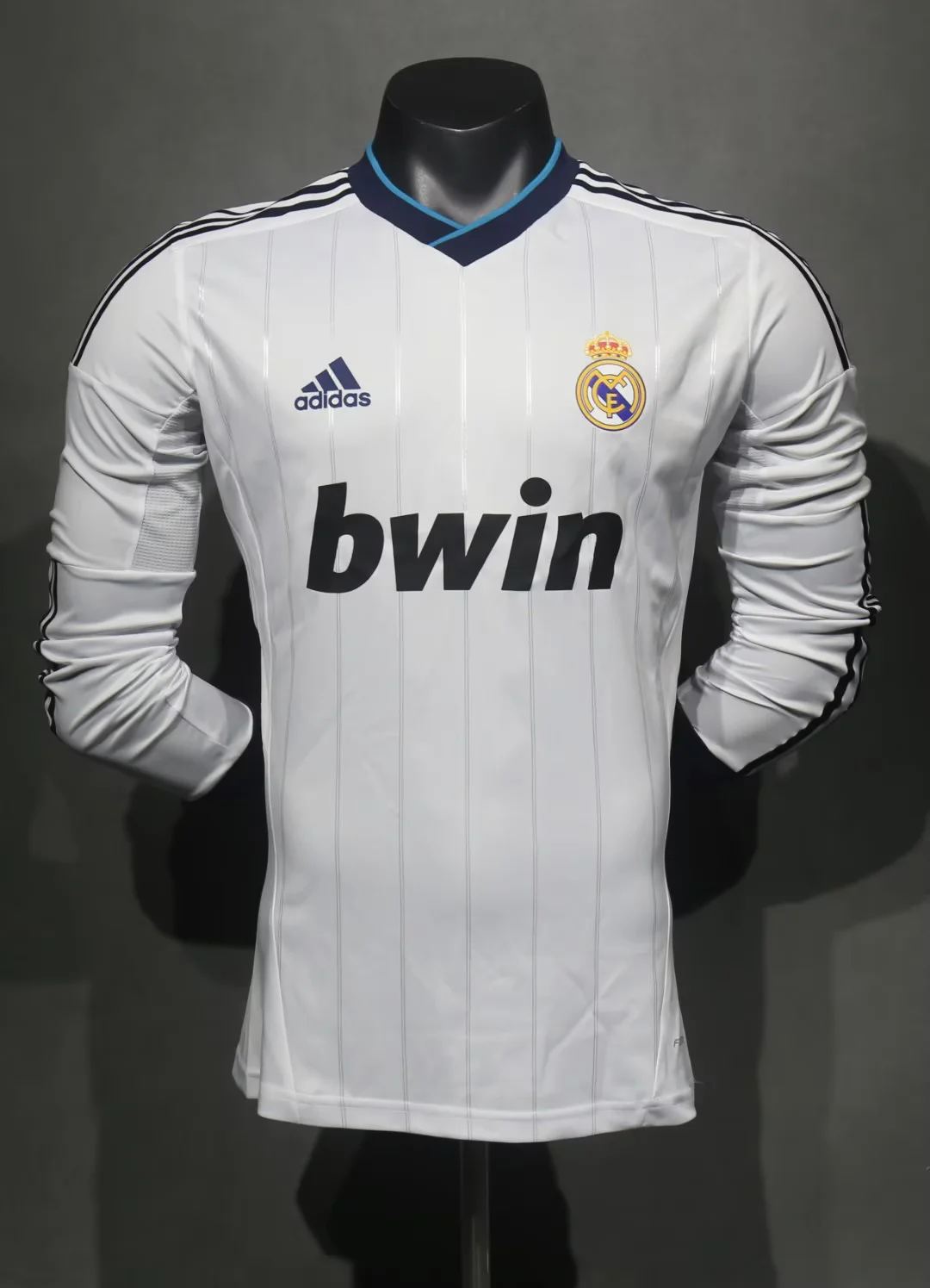 12 13 Real Madrid home long sleeves player version size S-2XL 12 13 皇马 主场 长袖 球员