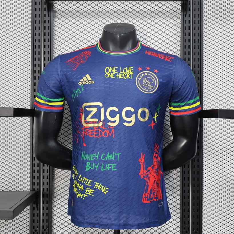 21 22 Ajax blue special version player version retro size S-2XL 21 22 阿贾克斯 特别版 球