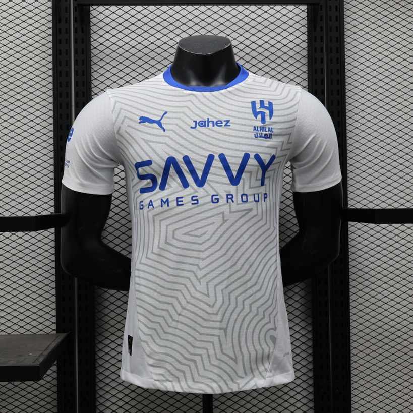 24 25 Al Hilal away player version size S-2XL 24 25 利雅得新月 客场 球员