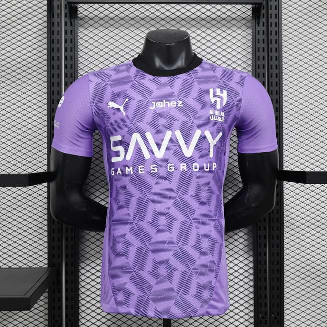 24 25 Al Hilal third away player version size S-2XL 24 25 利雅得新月 二客 球员