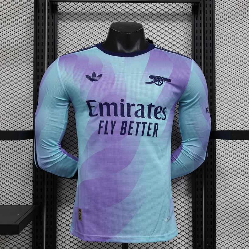 24 25 Arsenal third away long sleeves player version size S-2XL 24 25 阿森纳 二客 长袖