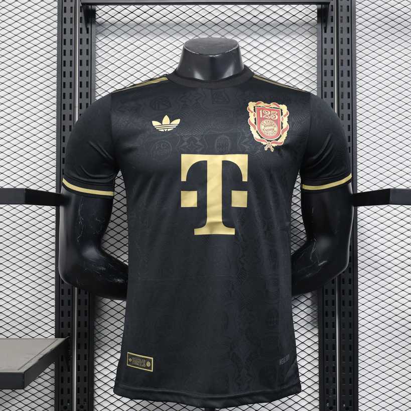 24 25 Bayern black 125th Anniversary player version size S-XXL 24 25 拜仁 125周年 球员