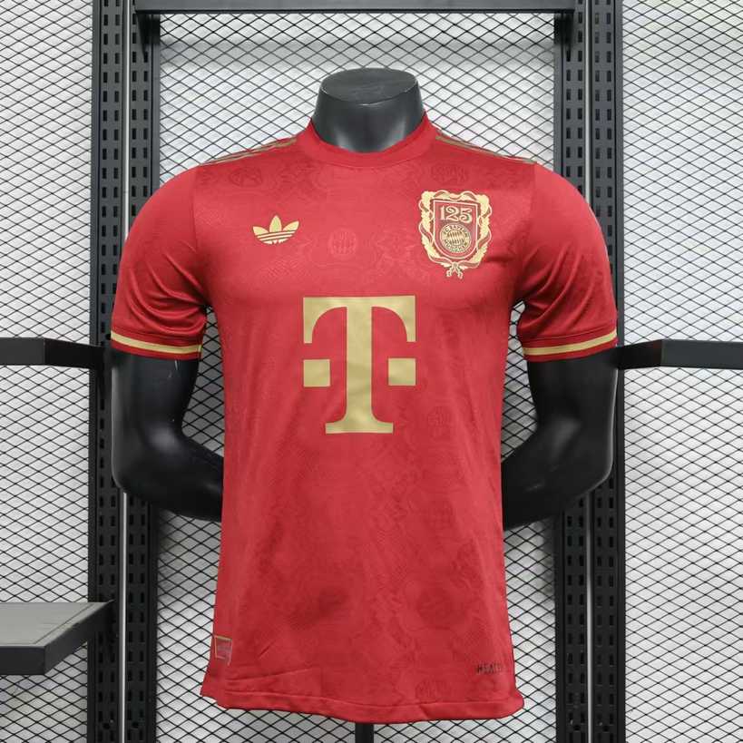 24 25 Bayern red 125th Anniversary player version size S-XXL 24 25 拜仁 125周年 球员