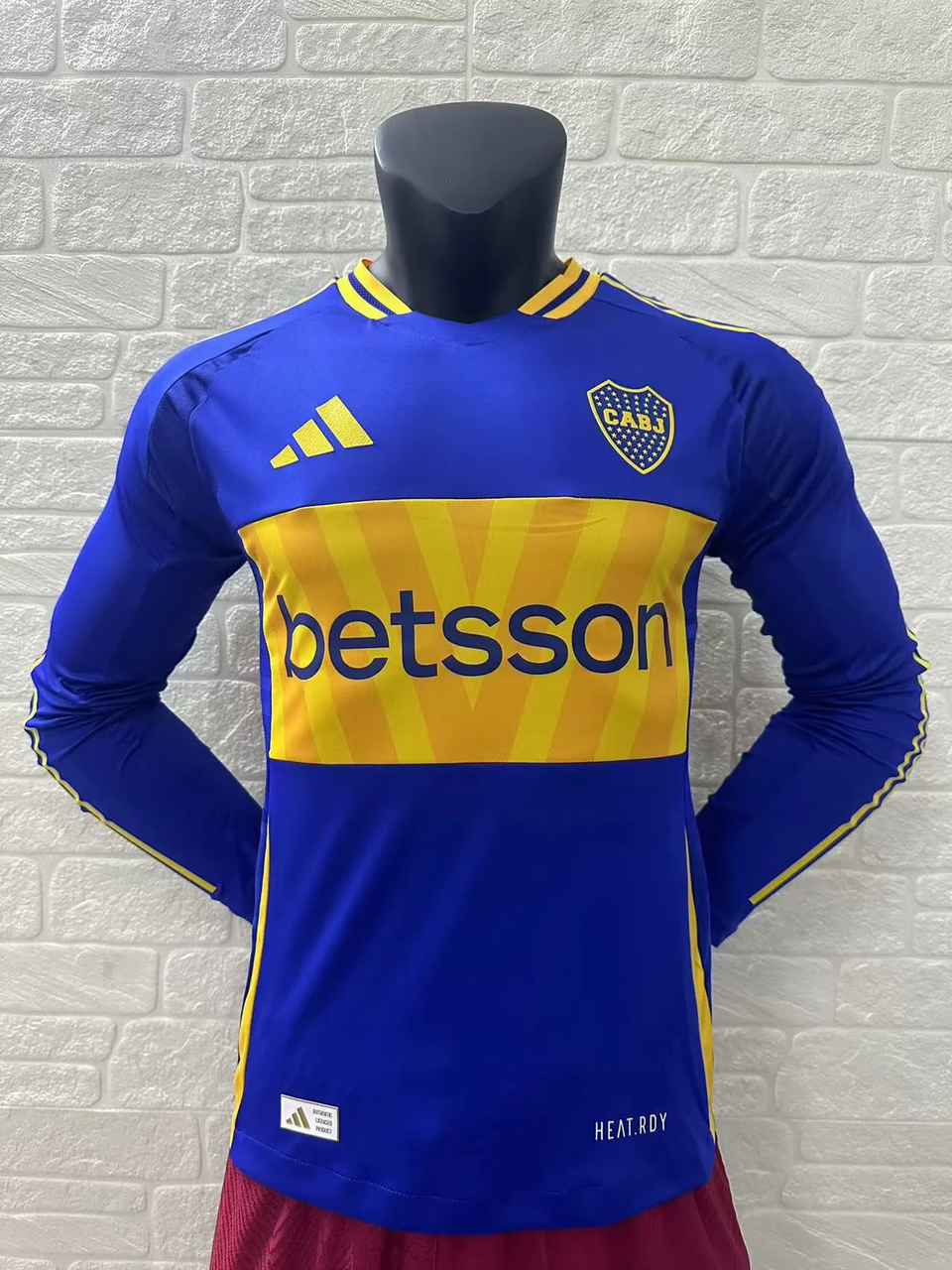 24 25 Boca home long sleeves player version size S-2XL 24 25 博卡 主场 长袖 球员