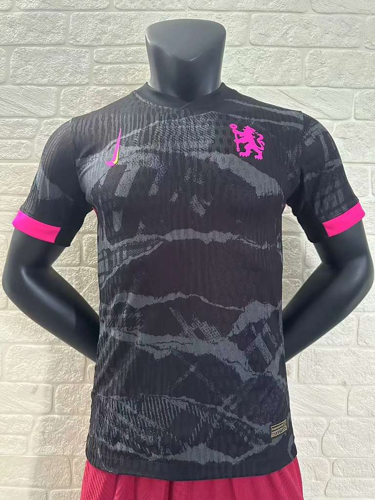 24 25 Chelsea third away black player version size S-2XL 24 25 切尔西 二客 球员