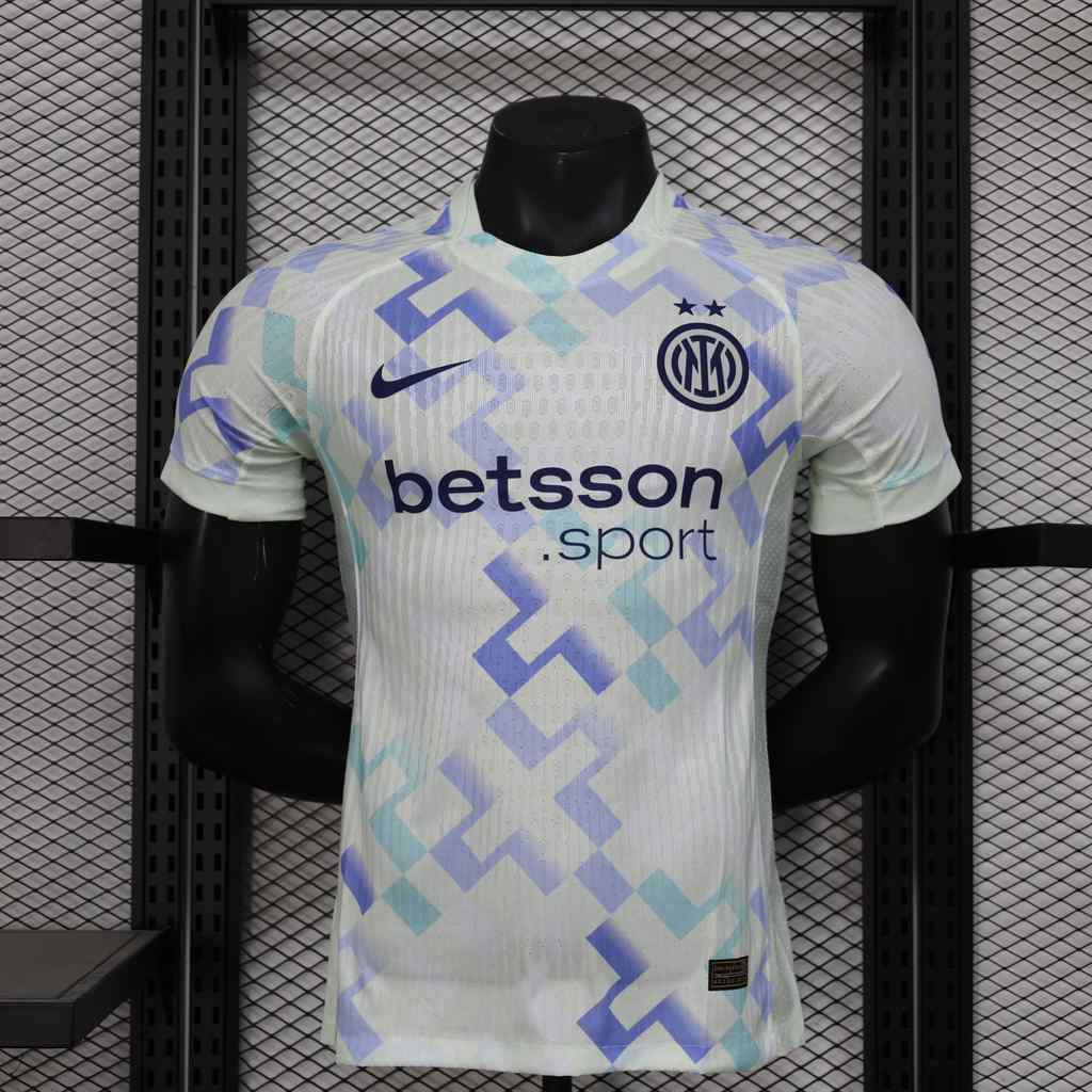 24 25 Inter fourth away white player version size S-2XL 24 25 国米 三客 球员