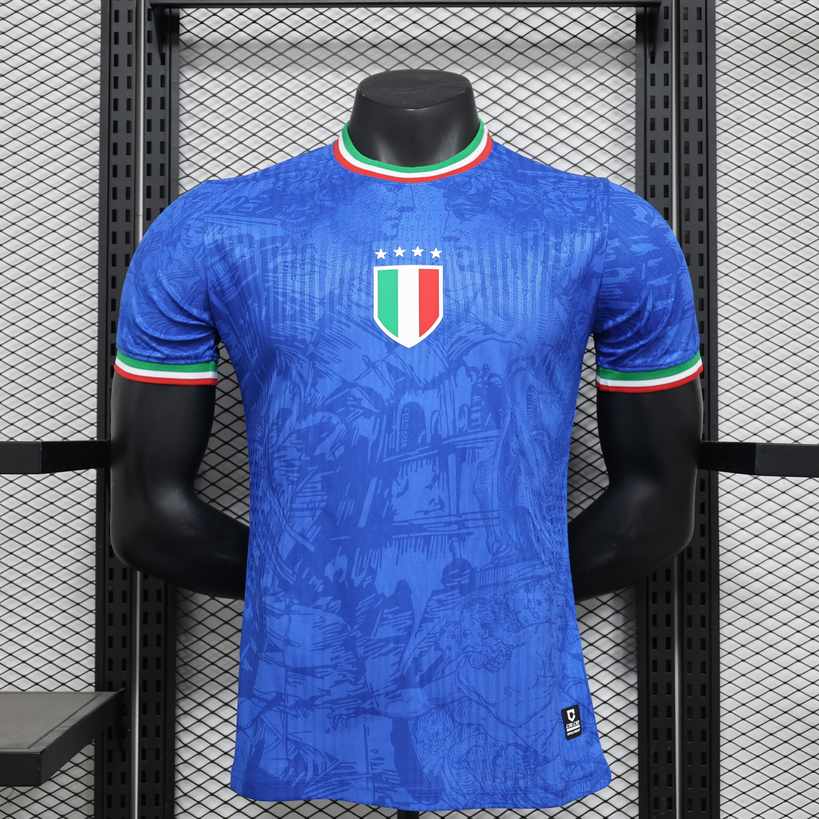 24 25 Italy special version blue player version size S-2XL 24 25 意大利 特别版 球员