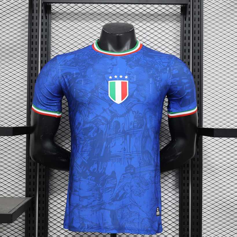 24 25 Italy special version blue player version size S-2XL 24 25 意大利 特别版 球员_1734
