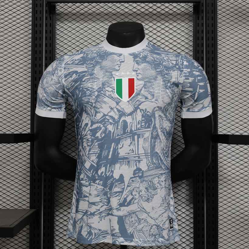 24 25 Italy special version light blue player version size S-2XL 24 25 意大利 特别版 球